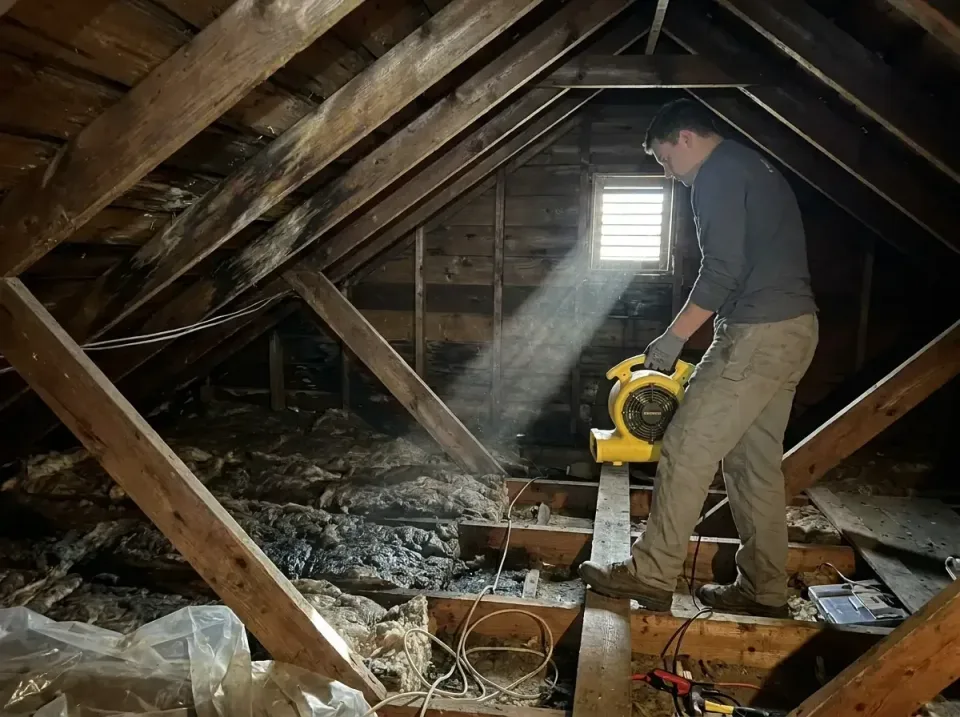 attic-water-damage-drying-proc-007 — frequently asked questions, Emergency Water Extraction & 24/7 Flood Response in Midloth…